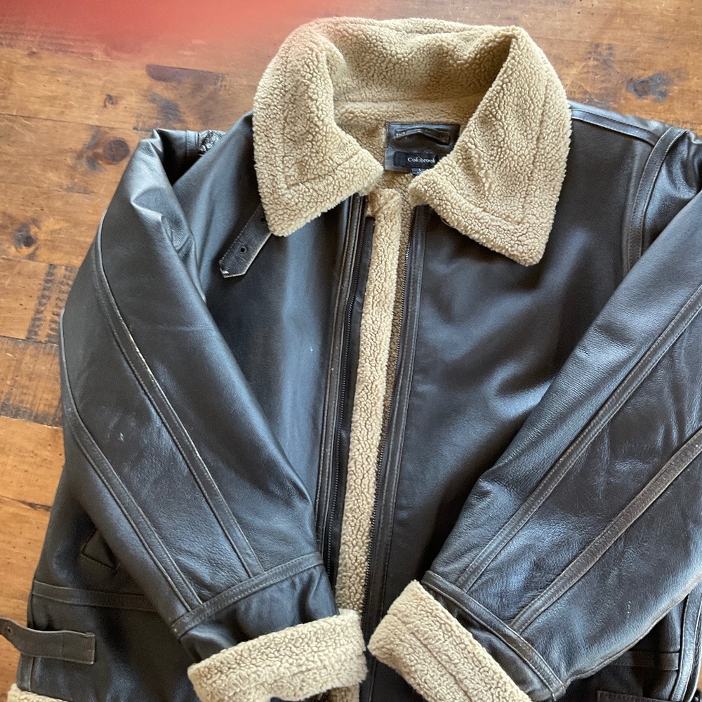Leather Jacket Size Large - Picture 2 of 7